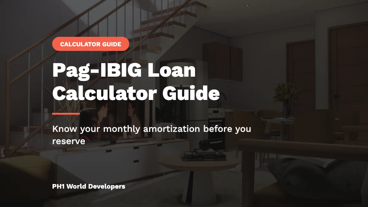 Pag-IBIG loan calculator guide: how to estimate your monthly amortization